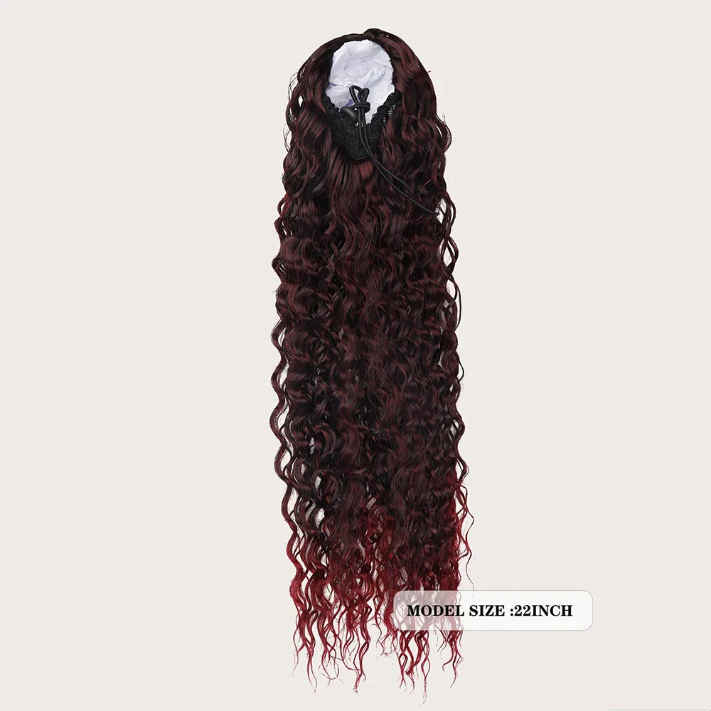 22 Inch Ombre Deep Curly Hair Extention - Image 2