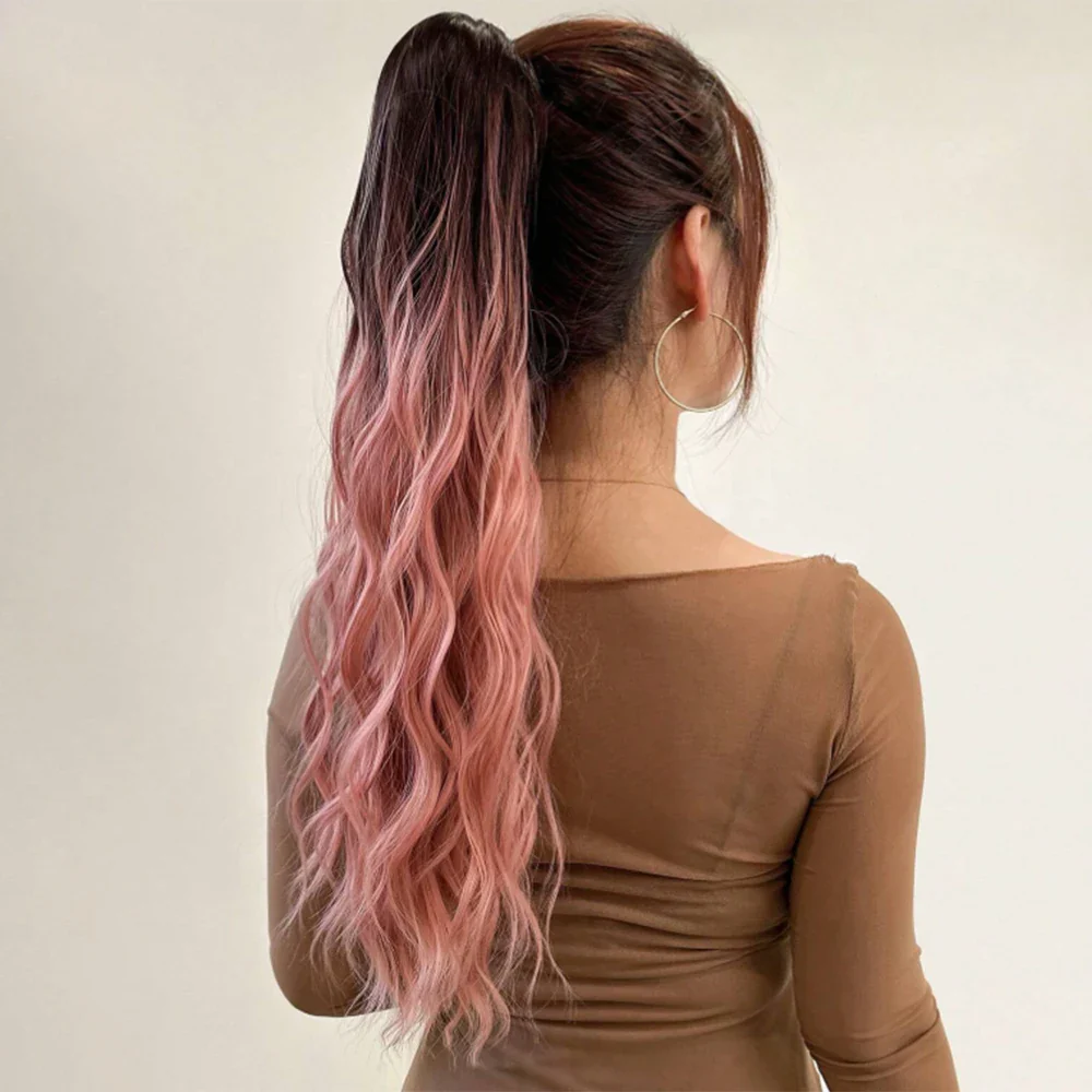 22Inch Long Ombre Pony Tail Clip - Image 12