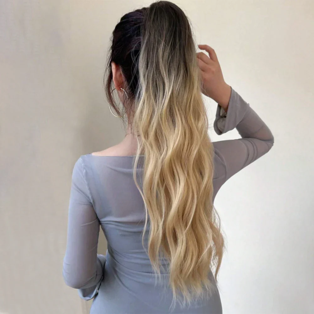 22Inch Long Ombre Pony Tail Clip - Image 7