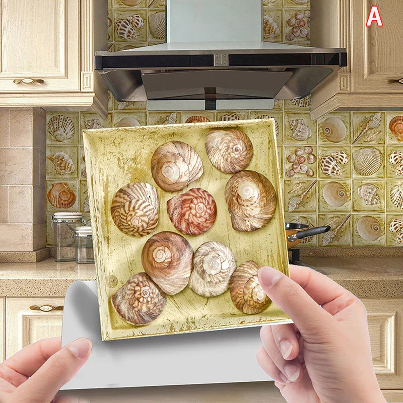 24PCS Retro Pattern Tiles Sticker - Image 10