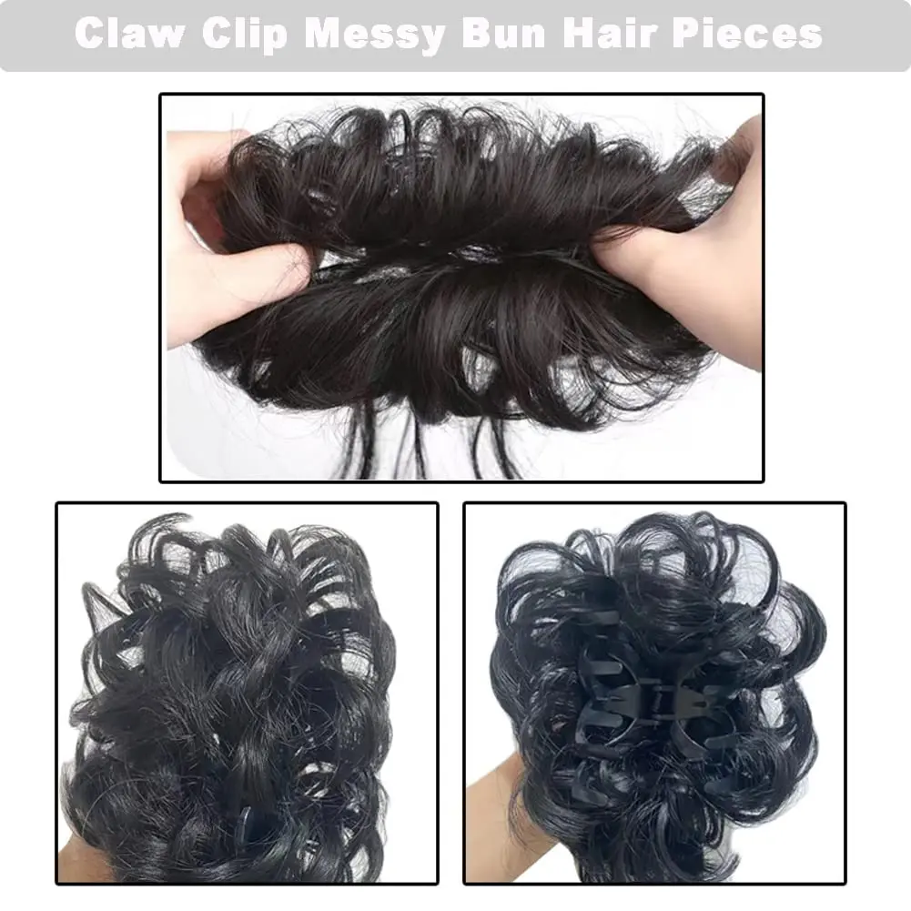 25 Colors Synthetic Curly Hair Claw - Image 6