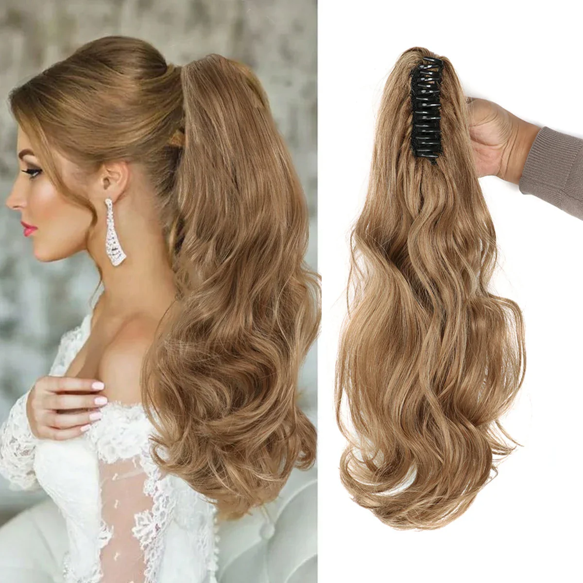 25 Styles 22Inch Long Wavy Claw Clip - Image 16
