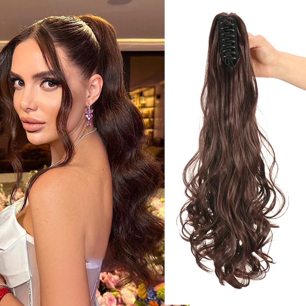 25 Styles 22Inch Long Wavy Claw Clip - Image 18