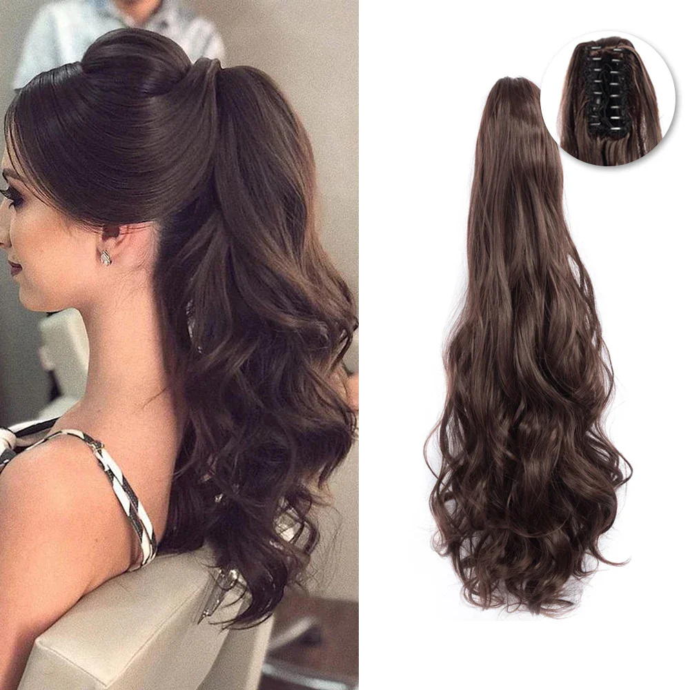 25 Styles 22Inch Long Wavy Claw Clip - Image 21