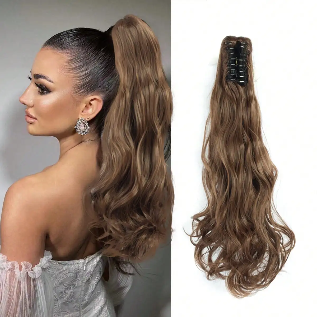 25 Styles 22Inch Long Wavy Claw Clip - Image 22
