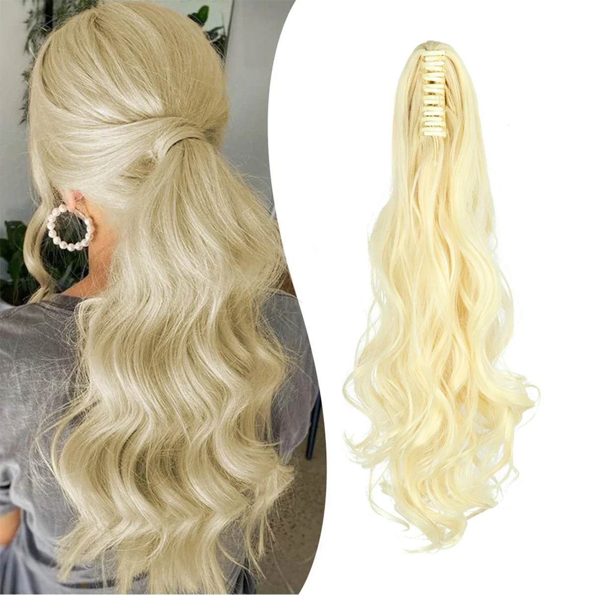 25 Styles 22Inch Long Wavy Claw Clip - Image 28