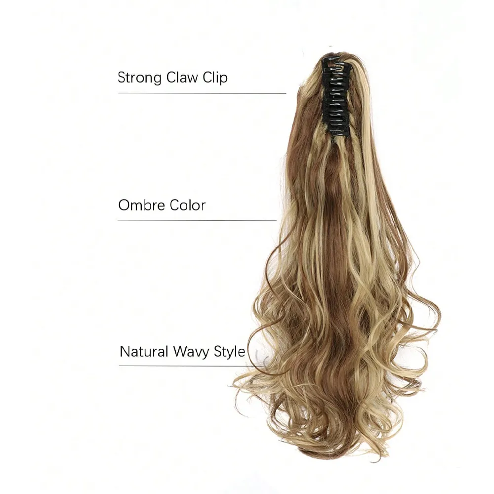 25 Styles 22Inch Long Wavy Claw Clip - Image 3