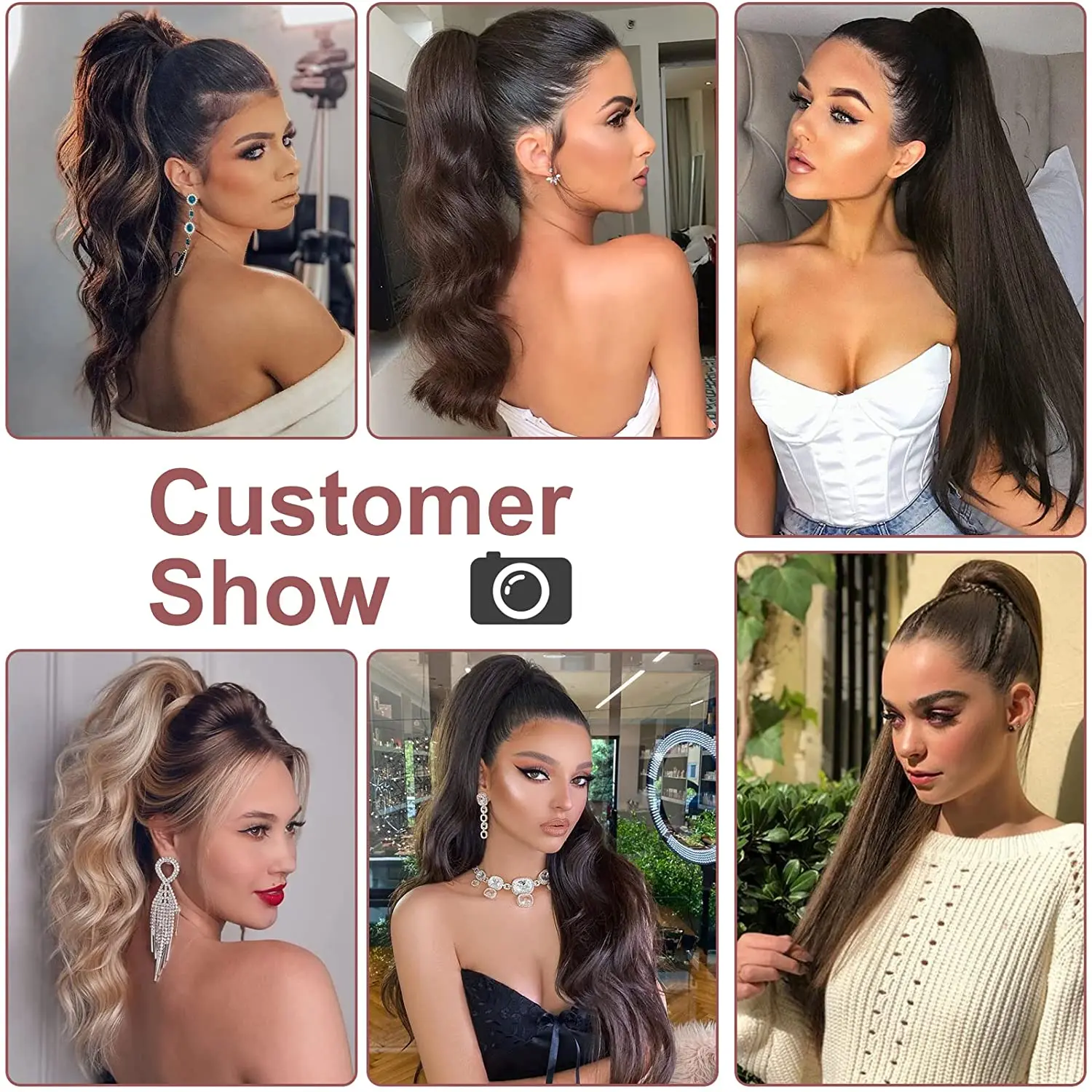 25 Styles 22Inch Long Wavy Claw Clip - Image 6