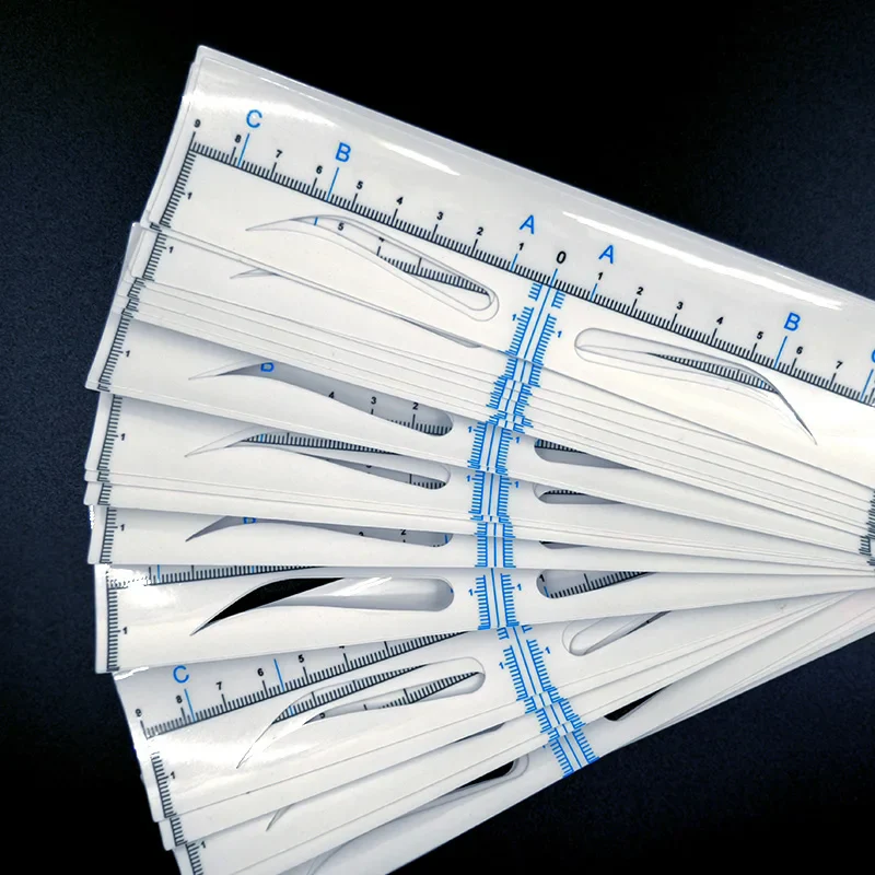 25PCS Disposable Eyebrow Stencil Stickers - Image 6