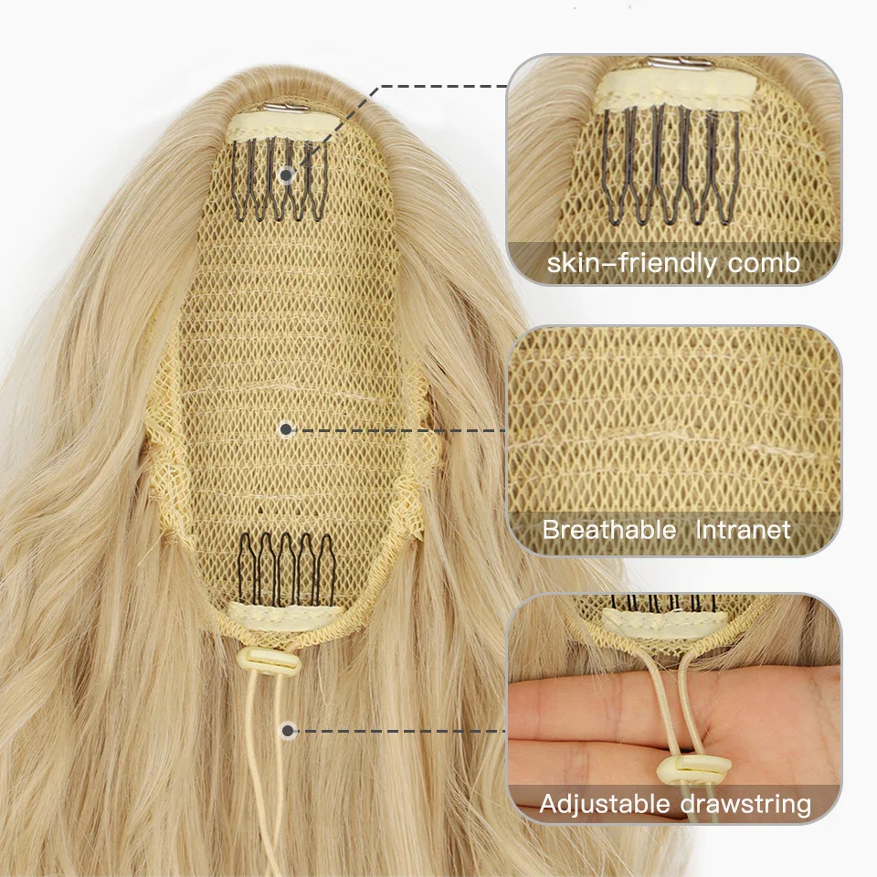 26Inch Synthetic Long Wavy Ponytail Extension - Image 3