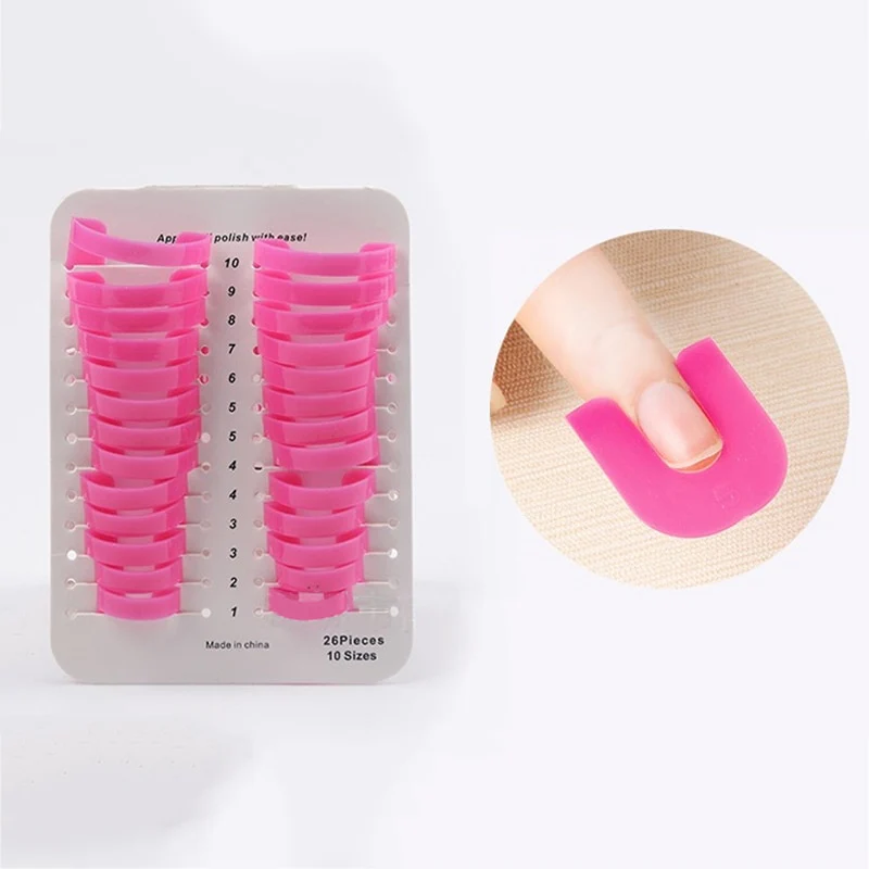 26PCS Reusable Nail Stencils - Image 4