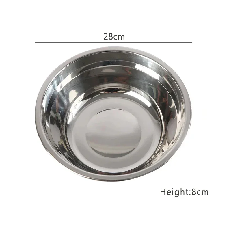 28cm Stainless Steel Bowl - Image 8