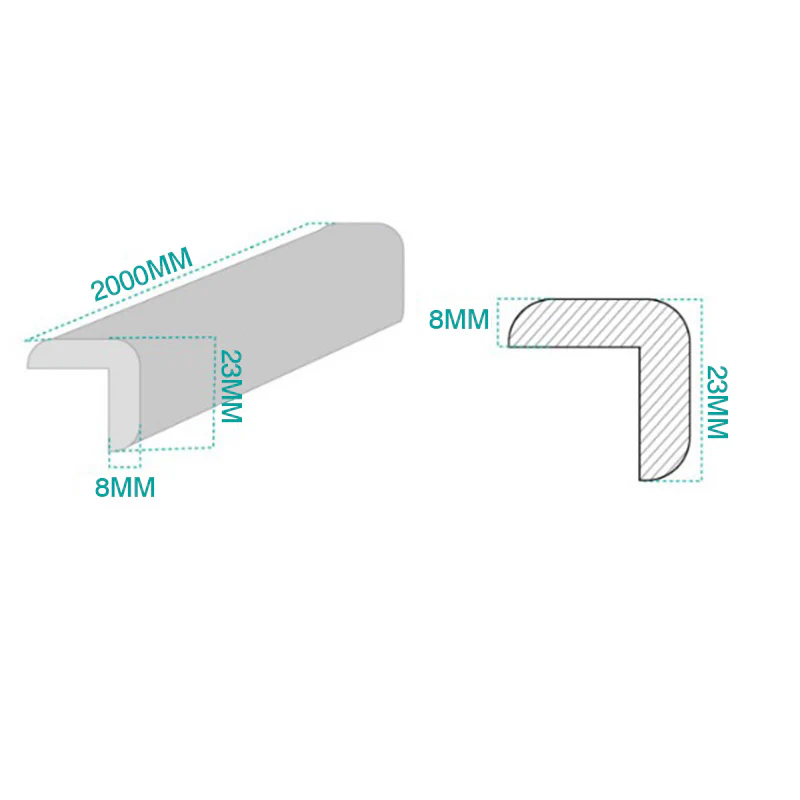 2M + 8PCS Corners Furniture Foam Protector - Image 34