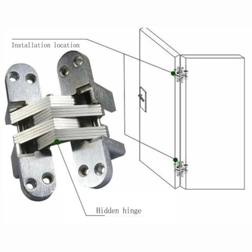 2PCS 12x43MM Invisible Hinges - Image 10