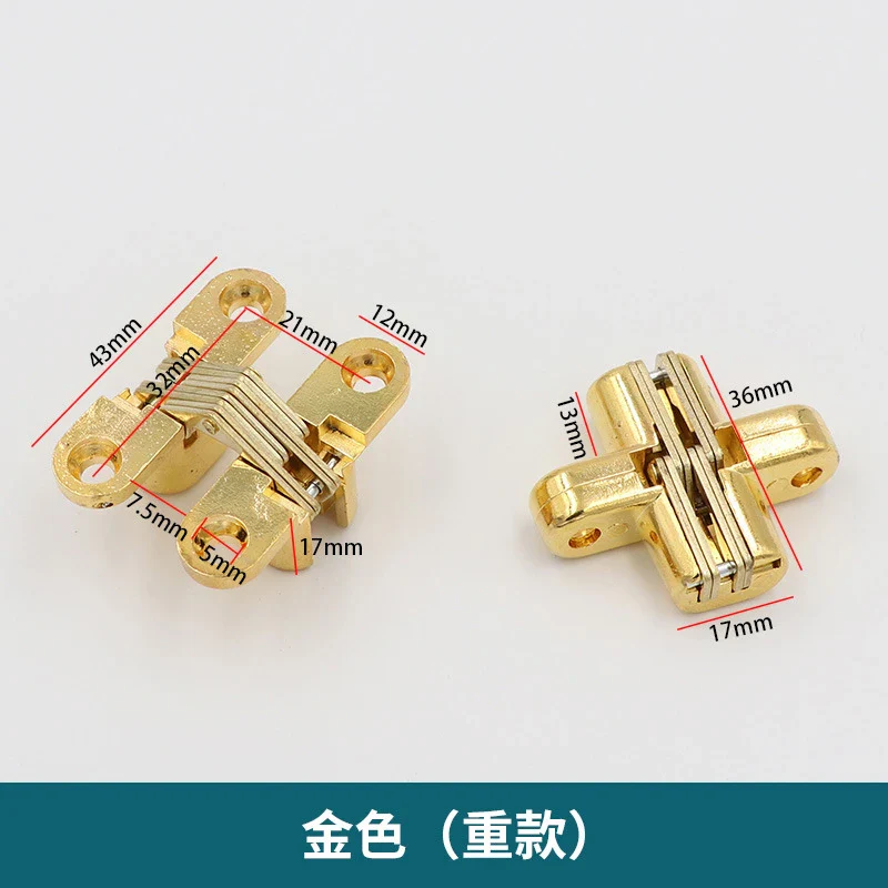 2PCS 12x43MM Invisible Hinges - Image 7
