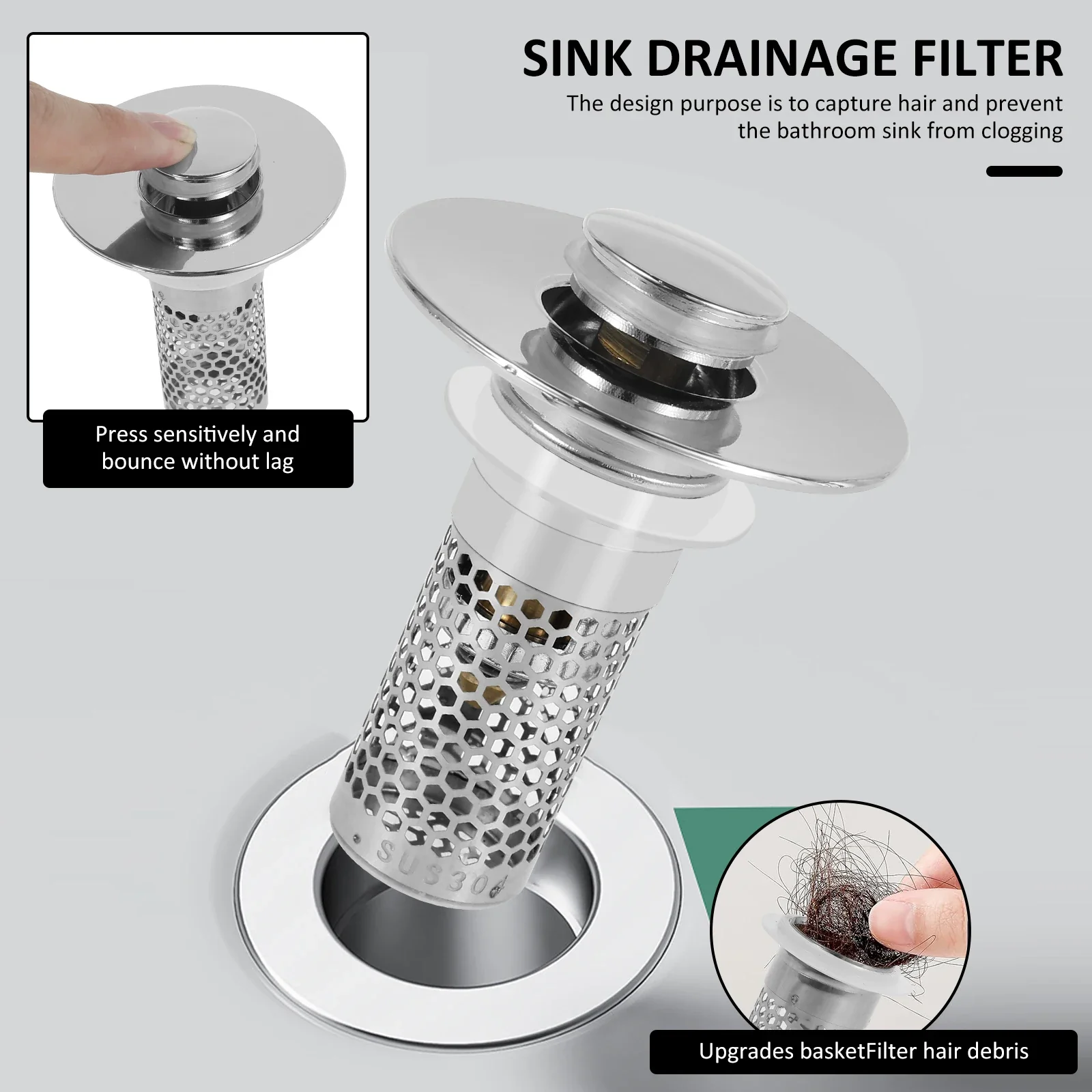 2PCS/4PCS Sink Drain Filter - Image 3
