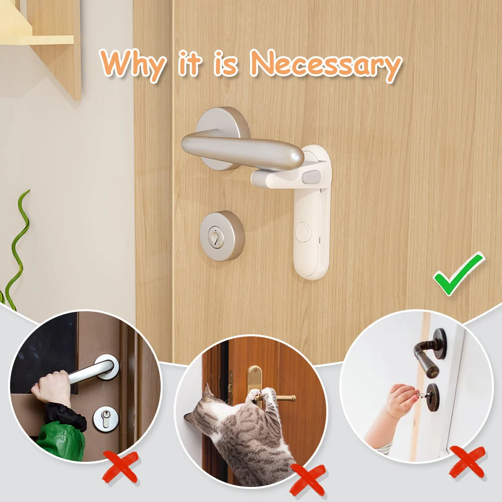 2PCS Adjustable Door Lock - Image 4