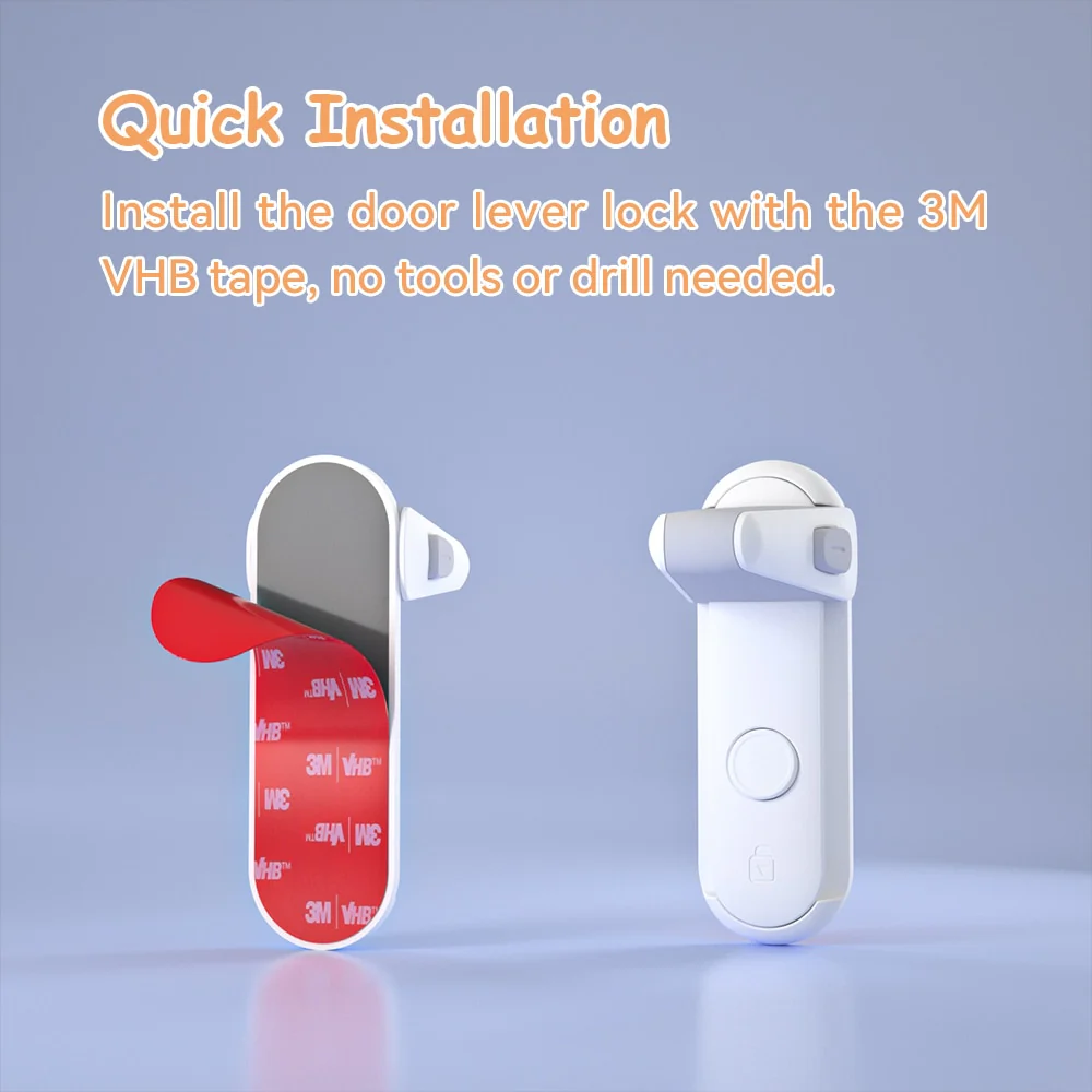 2PCS Adjustable Door Lock - Image 5