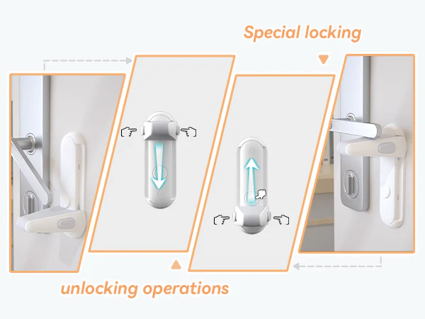 2PCS Adjustable Door Lock - Image 8