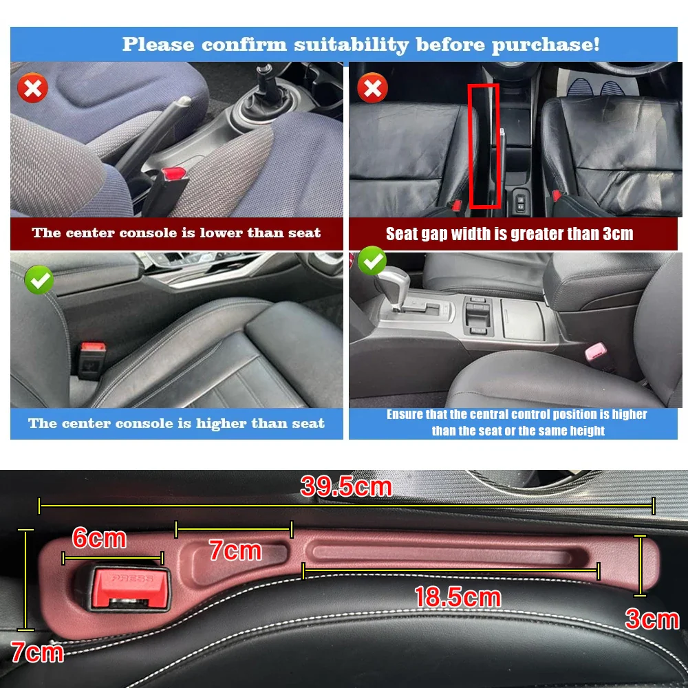 2PCS Car Seat Gap Accessories - Image 2