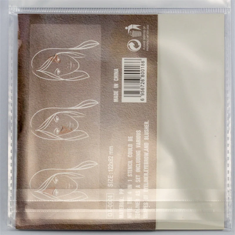 2pcs/lot 3-In-1 Makeup Stencil - Image 2