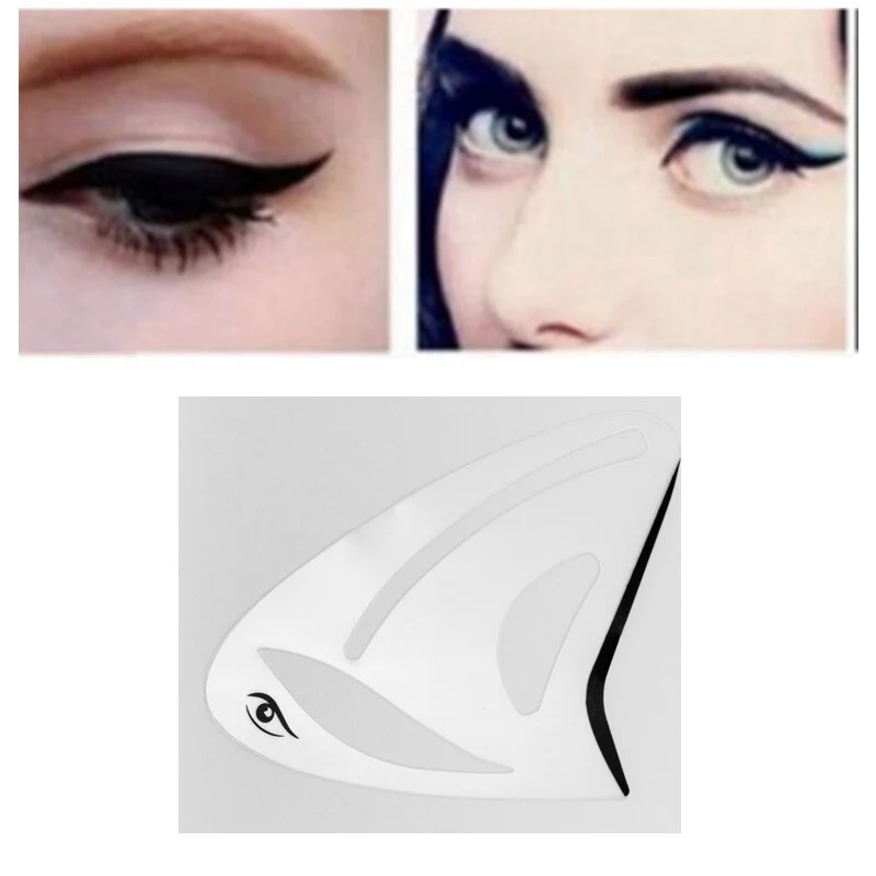 2pcs/lot 3-In-1 Makeup Stencil - Image 4