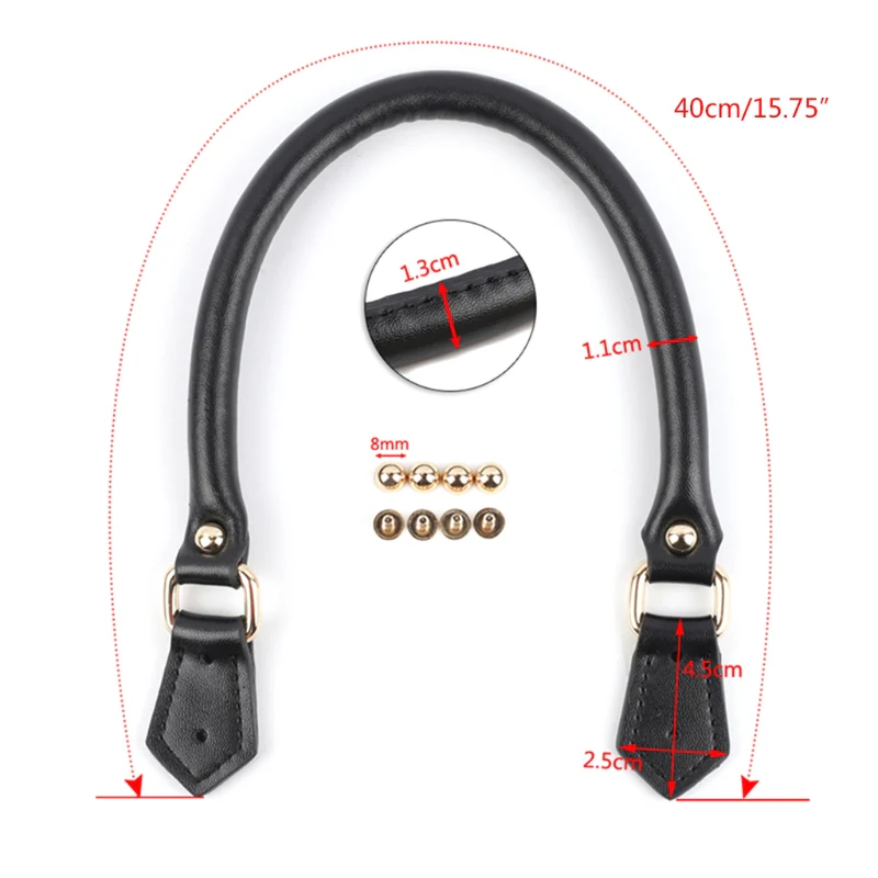 2PCS PU Leather Bag Handle - Image 14