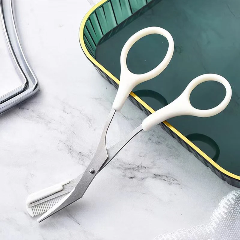 2PCS/Set Eyebrow Trimmer Scissors Shaver - Image 19