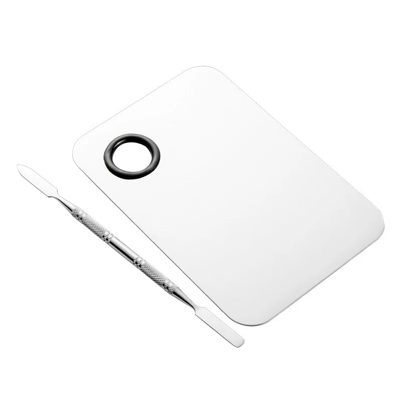 2PCS Stainless Steel Makeup Plate - Image 4