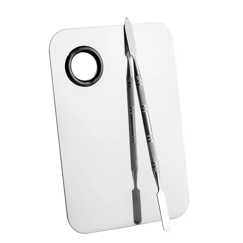 2PCS Stainless Steel Makeup Plate - Image 6