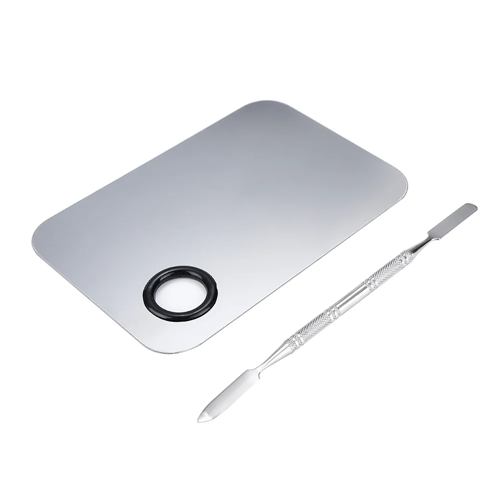2PCS Stainless Steel Makeup Plate - Image 8
