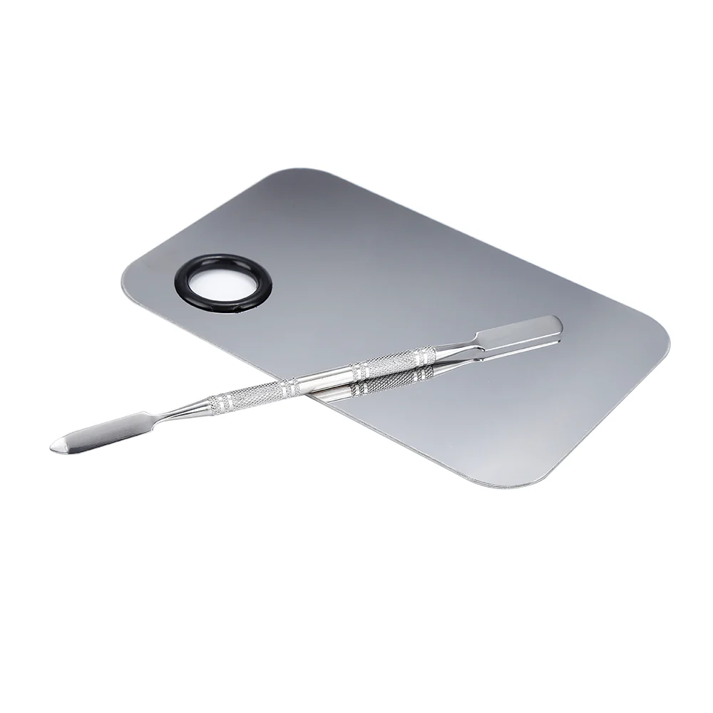 2PCS Stainless Steel Makeup Plate - Image 9