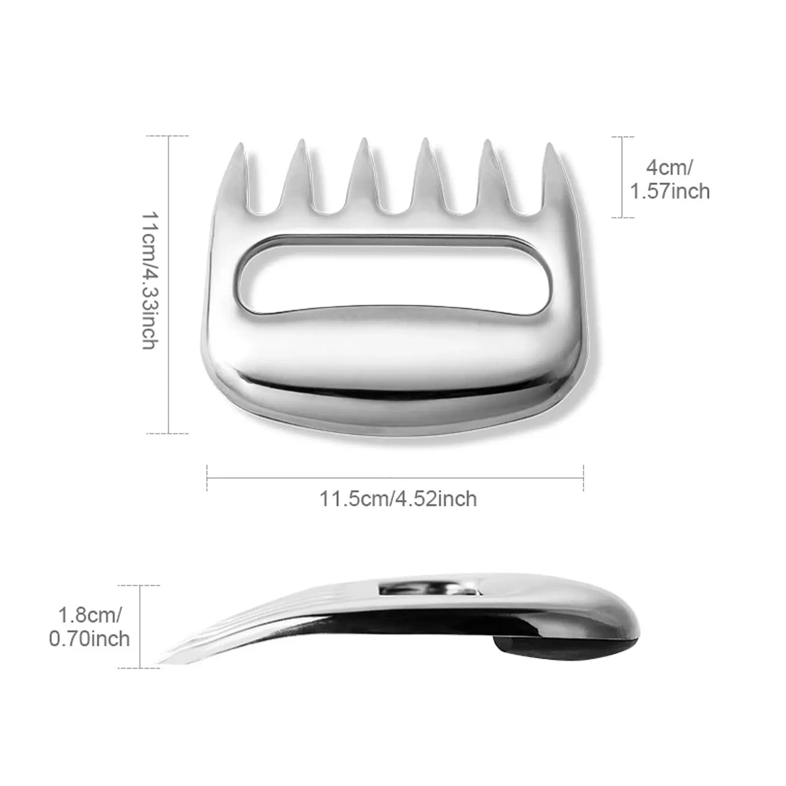 2PCS Stainless Steel Meat Puller - Image 4