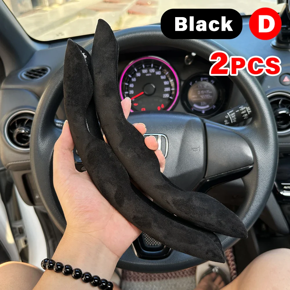 2PCS Universal Car Steering Wheel Covers - Image 12