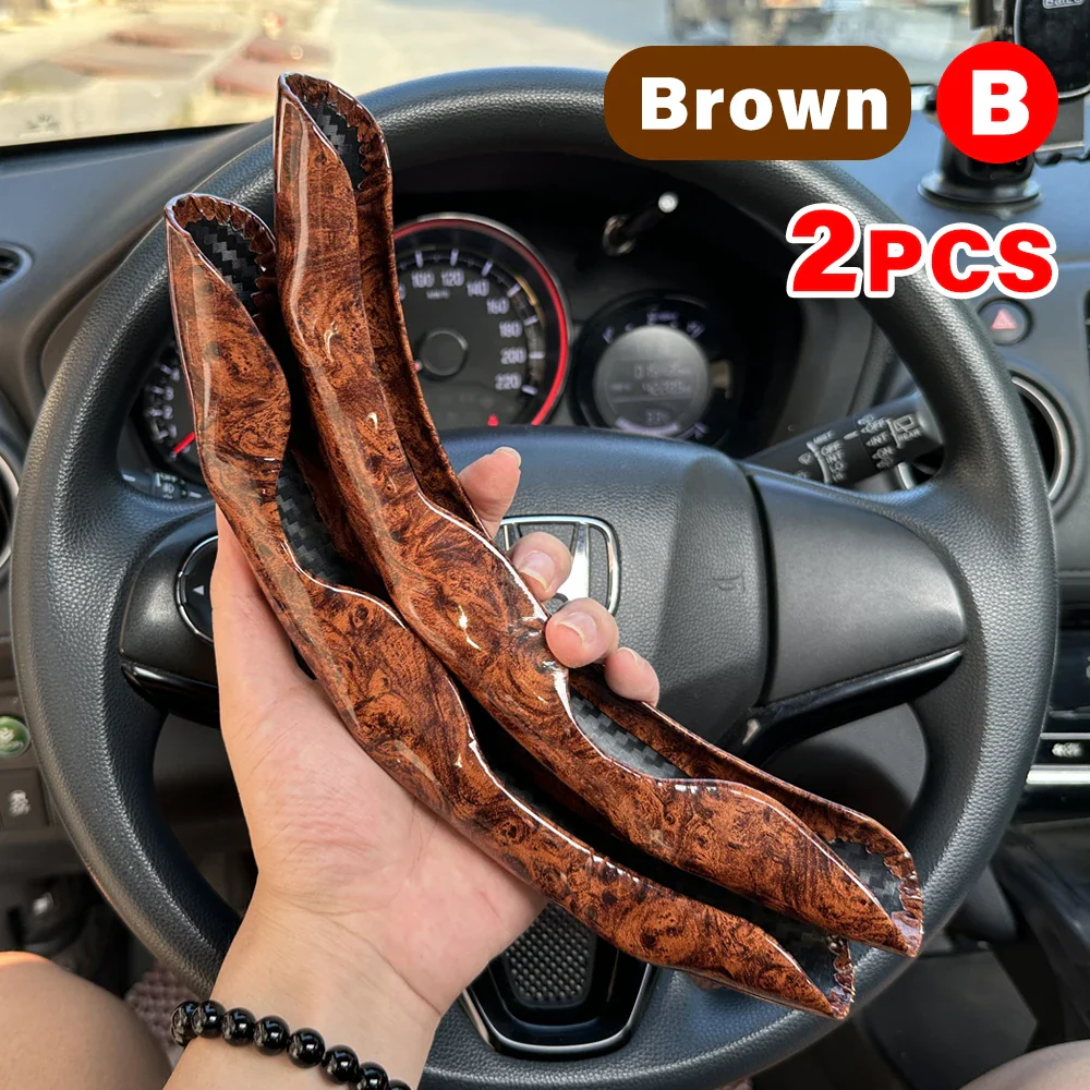 2PCS Universal Car Steering Wheel Covers - Image 25