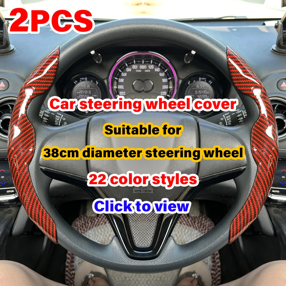 2PCS Universal Car Steering Wheel Covers - Image 6