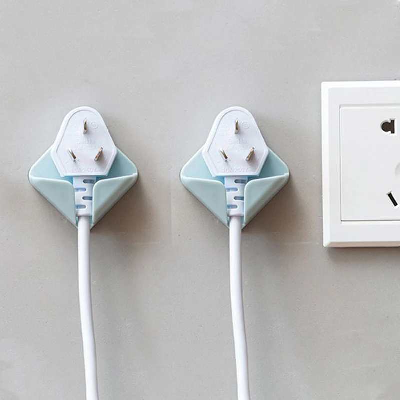2PCS Wall Adhesive Plug Holder - Image 6