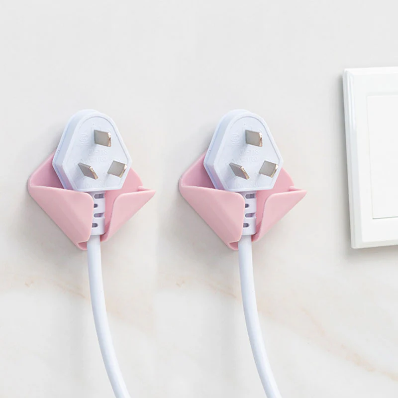 2PCS Wall Adhesive Plug Holder - Image 7