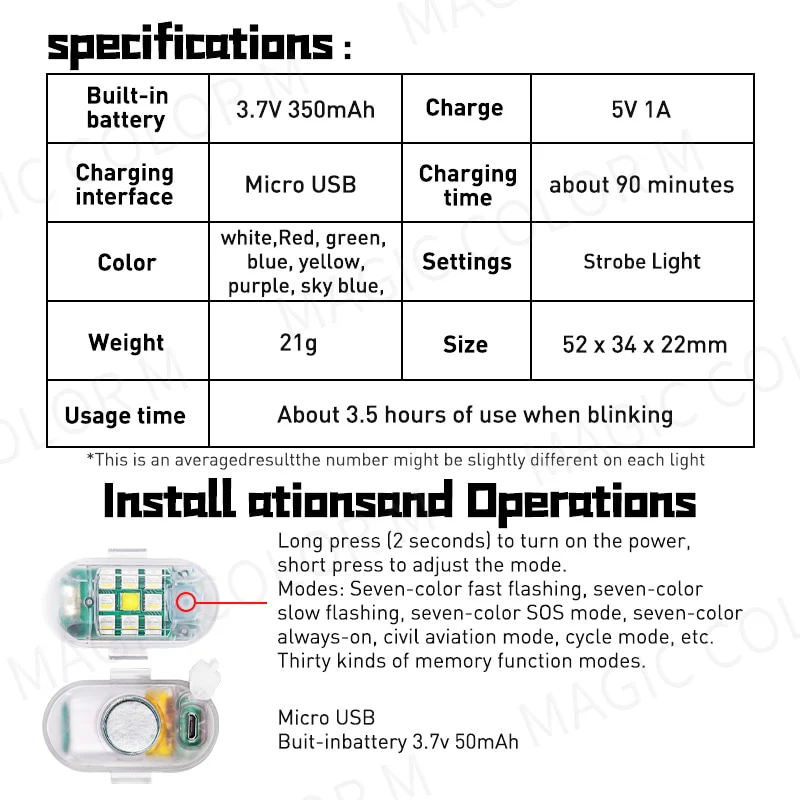 2PCS Wireless LED Light - Image 6