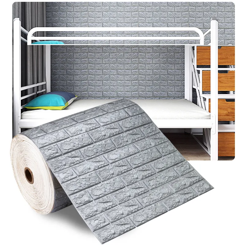 3/5/10m Self-adhesive Foam 3D Wall Paper - Image 12