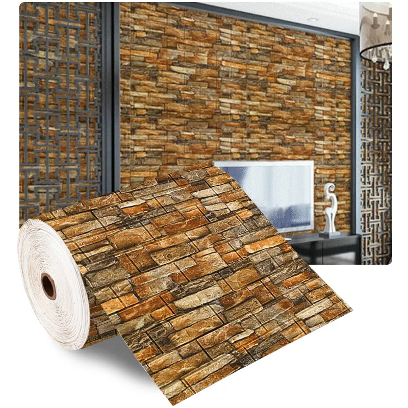3/5/10m Self-adhesive Foam 3D Wall Paper - Image 13