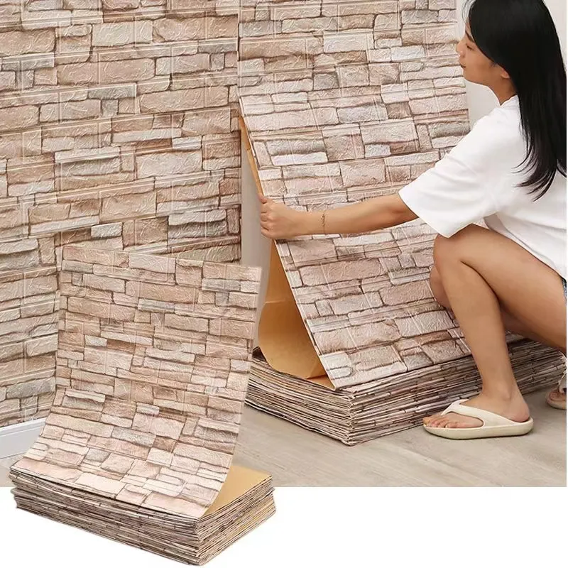 3/5/10m Self-adhesive Foam 3D Wall Paper - Image 16