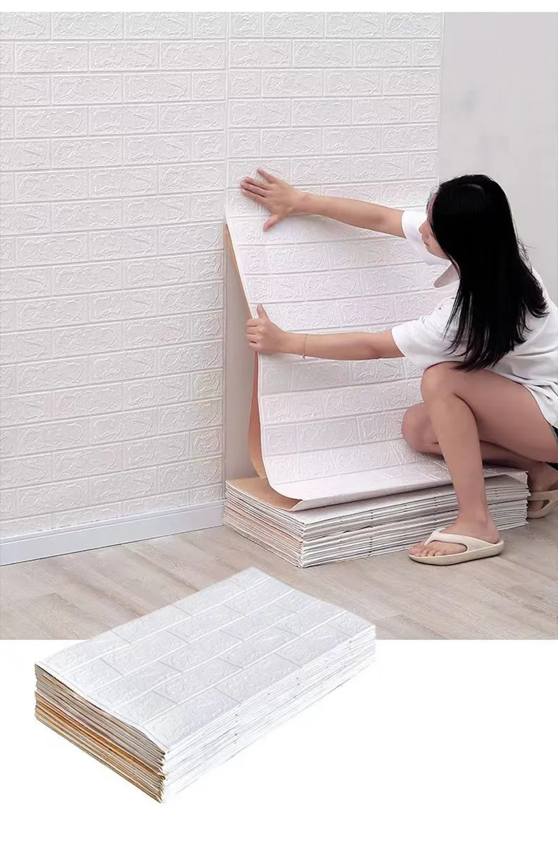 3/5/10m Self-adhesive Foam 3D Wall Paper - Image 17
