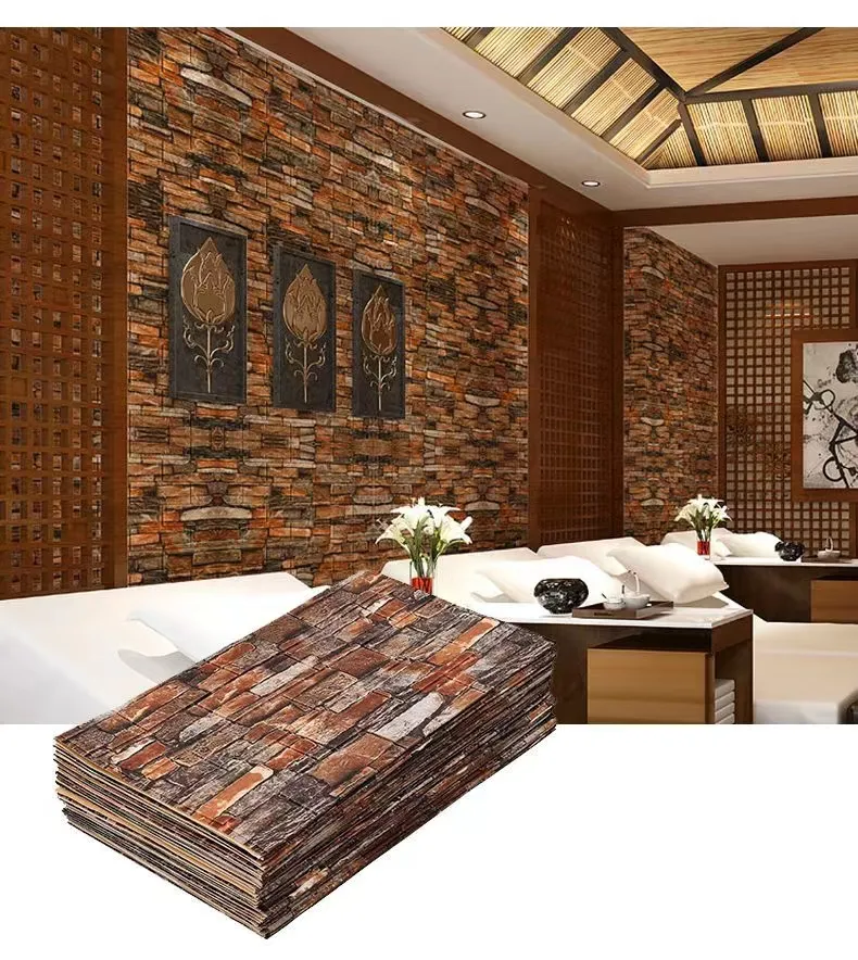 3/5/10m Self-adhesive Foam 3D Wall Paper - Image 21