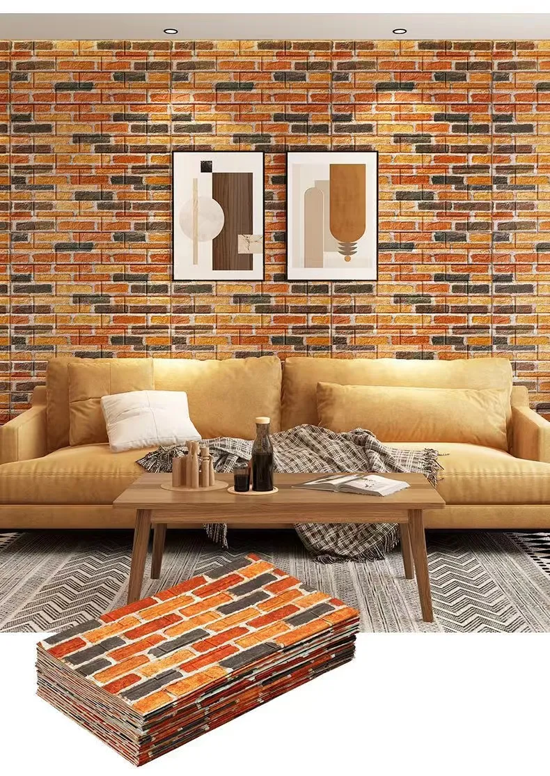 3/5/10m Self-adhesive Foam 3D Wall Paper - Image 23
