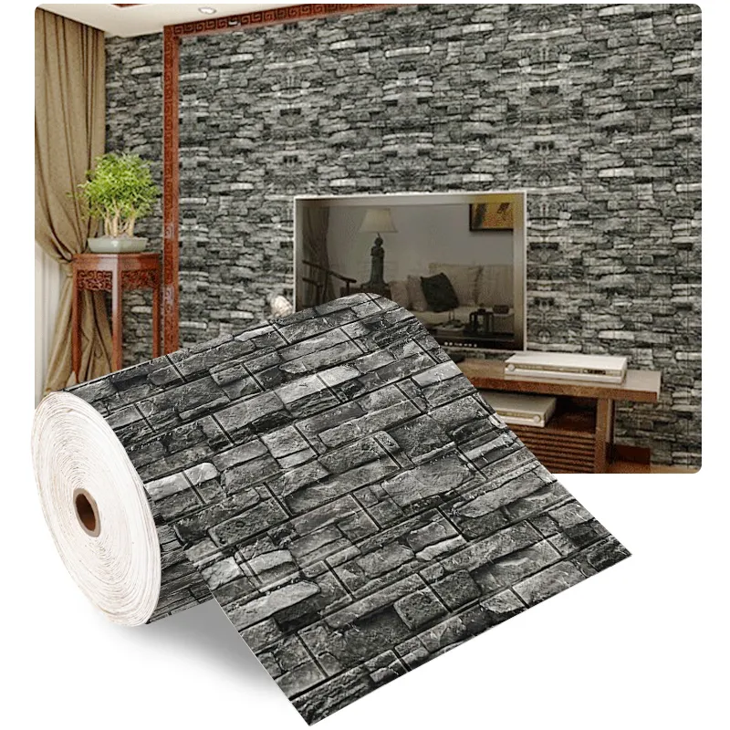 3/5/10m Self-adhesive Foam 3D Wall Paper - Image 8