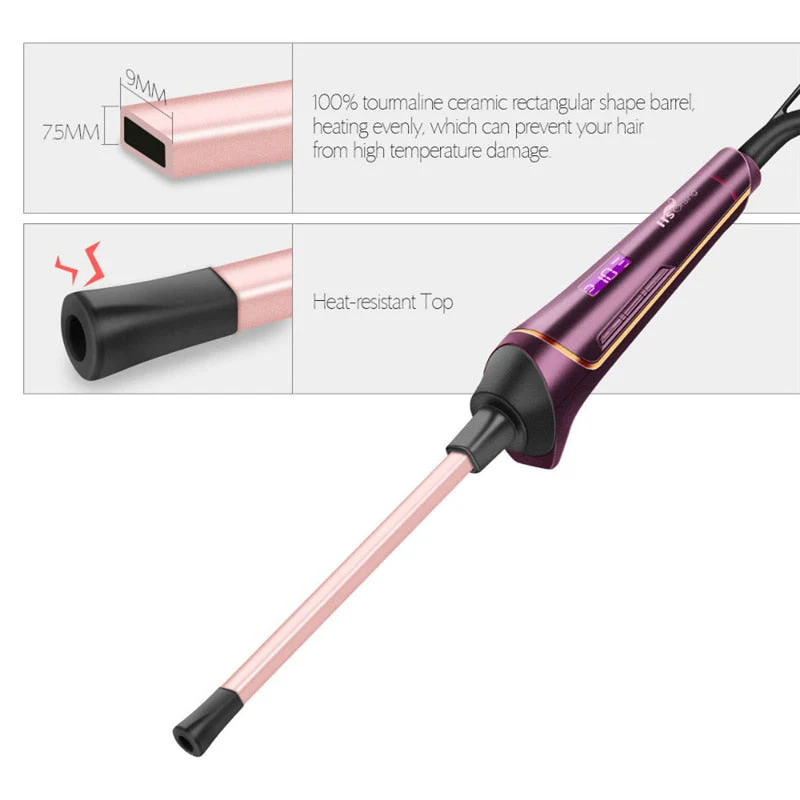(3/8") 9MM LCD Display Hair Curler - Image 7