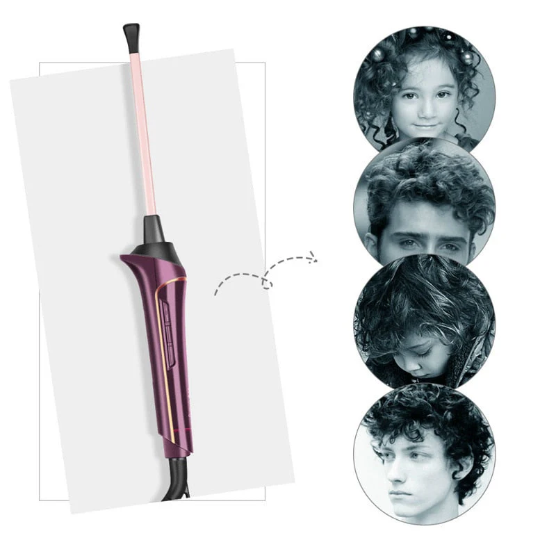 (3/8") 9MM LCD Display Hair Curler - Image 8