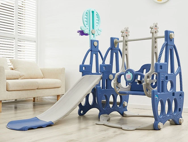 3 in 1 Baby Ball Basket Slide Swing - Image 3