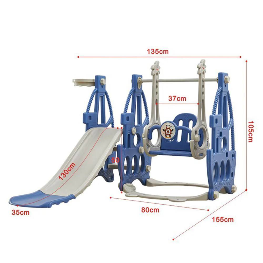 3 in 1 Baby Ball Basket Slide Swing - Image 6